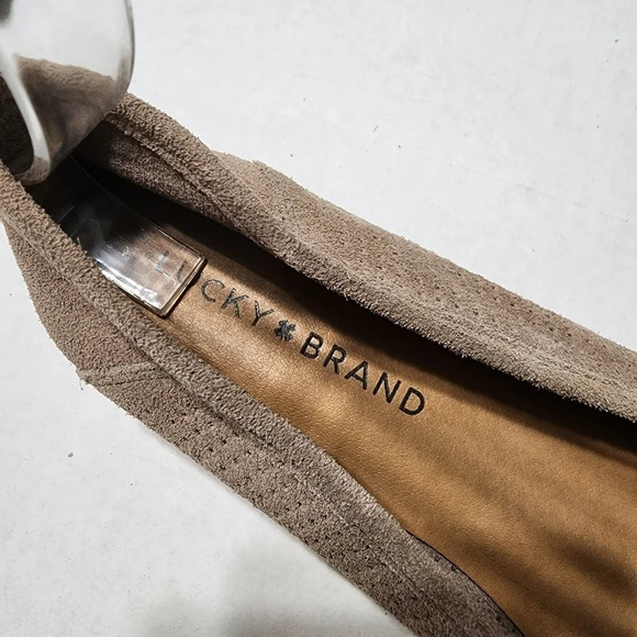 LUCKY BRAND Caylon Penny Loafers Tan Size 6.5/37 - Picture 8 of 10